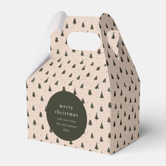 Rustikales Waldbaumgeschenk Geschenkschachtel (Vorderseite)