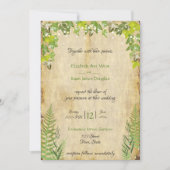 Rustikales Waldgebiet Ivy, Lichtereihe Einladung (Vorderseite)