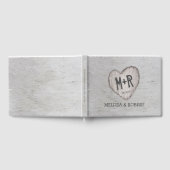 Rustikales Waldhügel-Hochzeit Gästebuch (Voll)