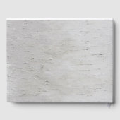 Rustikales Waldhügel-Hochzeit Gästebuch (Rückseite)