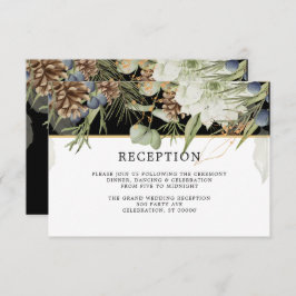 Rustikales Waldland Pinecones | Hochzeitsempfangsk