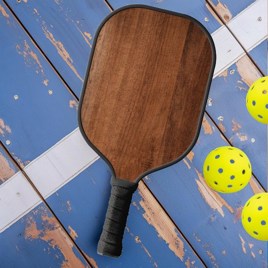 Rustikales Walnussholz Pickleball Schläger