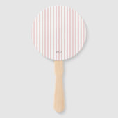 Rustikales Wappen mit Monogramm Fächer (Rückseite)