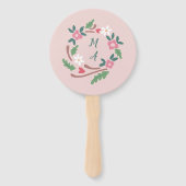 Rustikales Wappen mit Monogramm Fächer (Vorderseite)