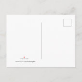 Rustikales Wasserfarben 50. Geburtstag Weinthema Einladungspostkarte (Rückseite)