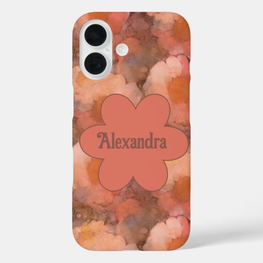 Rustikales Wasserfarben-Gänseblümchen-Blumenmuster Case-Mate iPhone Hülle (Rückseite)