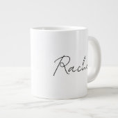 Rustikales Wasserfarben Hirsch und Botanische Weih Jumbo-Tasse (Vorderseite Rechts)