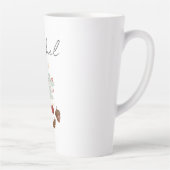 Rustikales Wasserfarben Hirsch und Botanische Weih Milchtasse (Rechts)