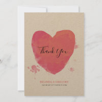 Rustikales Wasserfarbenherz