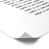 Rustikales Wasserfarbenherz - Hochzeitstabelle Poster (Ecke)