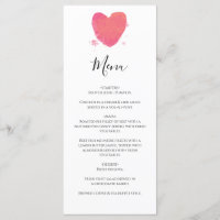 Rustikales Wasserfarbenherz