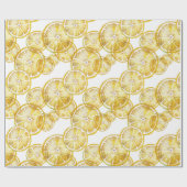 Rustikales Wasserfarbenmuster Geschenkpapier (Flach)