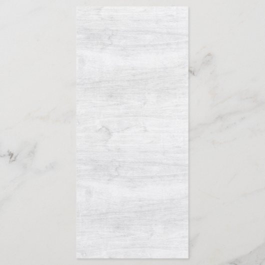 Rustikales Watercolor Sukkulent Wüstenhochzeitmenü Programm (Rückseite)