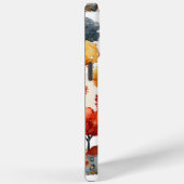 Rustikales Watercolor Wald Village Muster Case-Mate iPhone Hülle (Rückseite / Rechts)