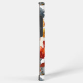 Rustikales Watercolor Wald Village Muster Samsung Galaxy Hülle (Rechte Seite)