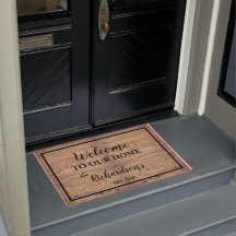 Rustikales Weathered Wood "Willkommen auf unserer 