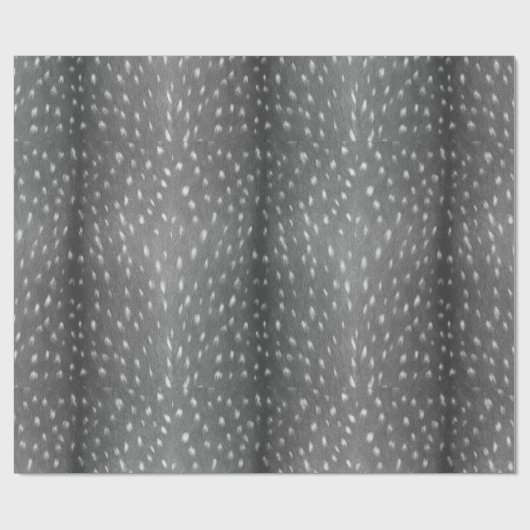 Rustikales Weideland Gepunktete Hirschfresser Geschenkpapier (Flach)