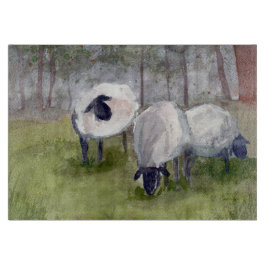 Rustikales Weideschaf Schneidebrett