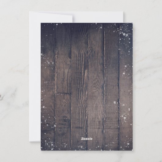 Rustikales Weihnachten (Rückseite)