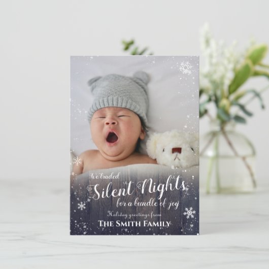 Rustikales Weihnachten (Stehend Vorderseite)