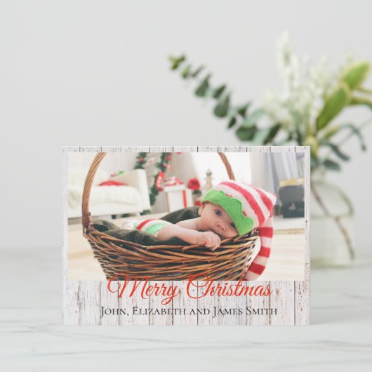 Rustikales Weihnachten (Stehend Vorderseite)