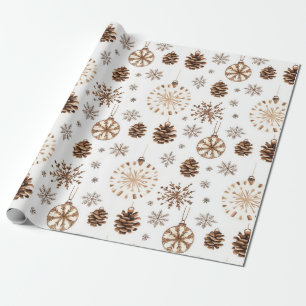 Rustikales Weihnachten Geschenkpapier