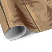 Rustikales Weihnachten Geschenkpapier (Rolleneckpunkt)