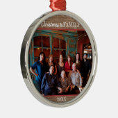 Rustikales Weihnachten ist das moderne Ornament Aus Metall (Rechts)