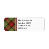 Rustikales Weihnachten Kariert (Vorne)