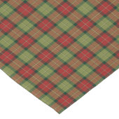 Rustikales Weihnachten Kariert Kurzer Tischläufer (Ecke)