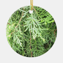 Rustikales Weihnachten Keramik Ornament