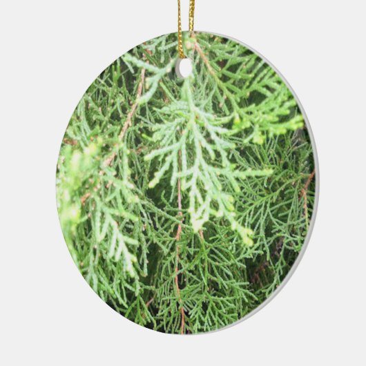 Rustikales Weihnachten Keramik Ornament (Links)