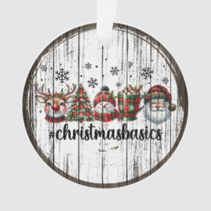 Rustikales Weihnachten Ornament