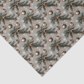 Rustikales Weihnachten Seidenpapier (Ausschnitt)