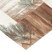 Rustikales Weihnachten Tischdecke (Schrägansicht)