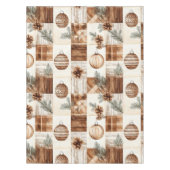 Rustikales Weihnachten Tischdecke (Vorderseite)