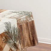 Rustikales Weihnachten Tischdecke (Beispiel)