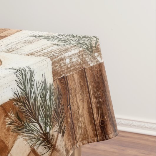 Rustikales Weihnachten Tischdecke (Beispiel)