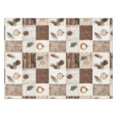 Rustikales Weihnachten Tischdecke (Vorderseite (Horizontal))