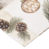 Rustikales Weihnachten Tischdecke (Schrägansicht)