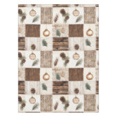 Rustikales Weihnachten Tischdecke (Vorderseite)