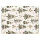 Rustikales Weihnachten Tischdecke (Vorderseite (Horizontal))