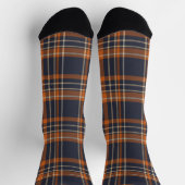 Rustikales Weihnachten/Winterkariertuch Socken (Oben)