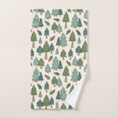 Rustikales Weihnachts-Camping Badhandtuch Set (Handtuch)