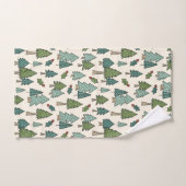 Rustikales Weihnachts-Camping Badhandtuch Set (Handtuch)