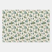 Rustikales Weihnachts-Camping Geschenkpapier Set (Vorderseite 2)