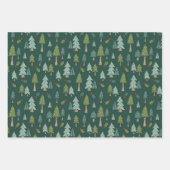 Rustikales Weihnachts-Camping Geschenkpapier Set (Vorderseite 2)