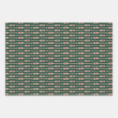 Rustikales Weihnachts-Camping und Fischen Geschenkpapier Set (Vorderseite 2)