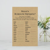 Rustikales Weihnachts-Party-Spiel DRUCKT (Stehend Vorderseite)