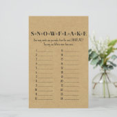 Rustikales Weihnachts-Party-Spiel DRUCKT (Stehend Vorderseite)